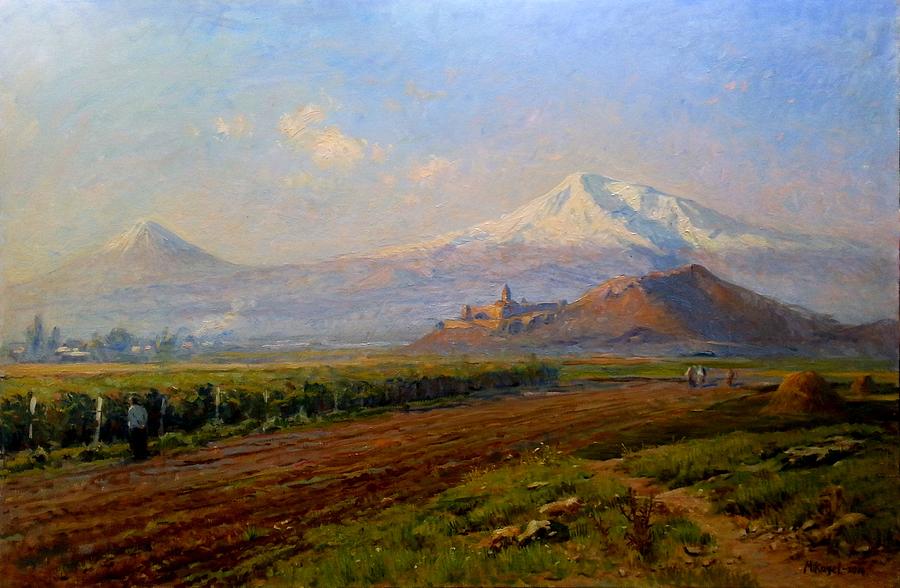 Ararat Painting - Mount Ararat by Hayk Arame