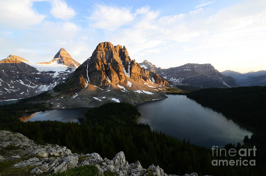 Mountain Photograph - Mount Assiniboine Canada 1 by Bob Christopher