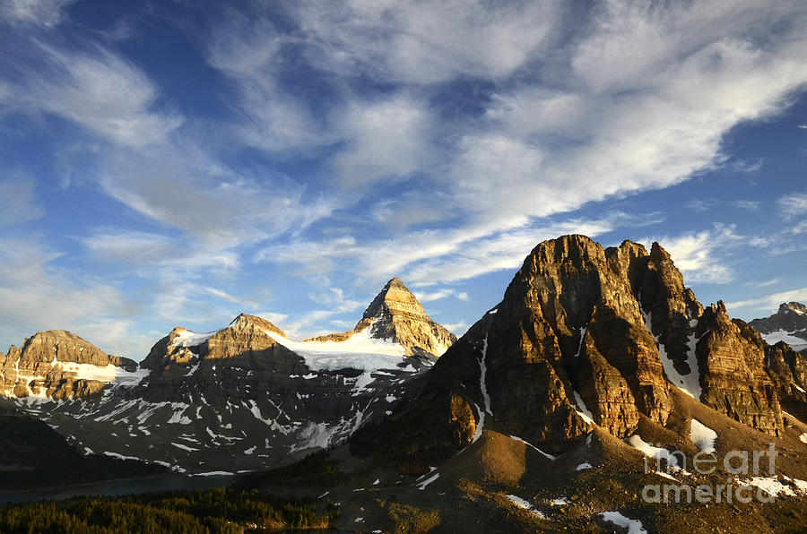 Mountain Photograph - Mount Assiniboine Canada 14 by Bob Christopher