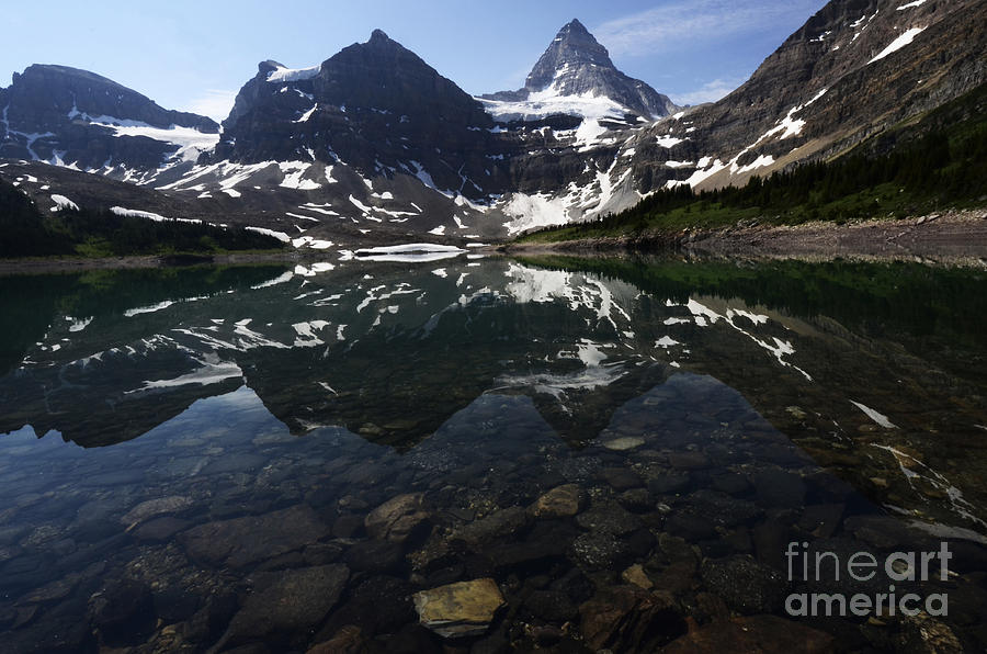 Mountain Photograph - Mount Assiniboine Canada 4 by Bob Christopher