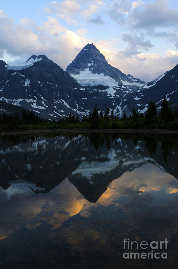Mountain Photograph - Mount Assiniboine Canada 9 by Bob Christopher