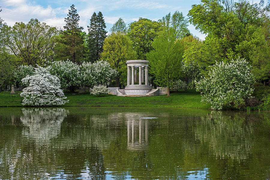 Mount Auburn Cemetery in the Spring Cambridge MA Photograph by Toby McGuire