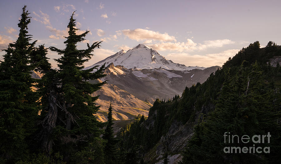 Mount Baker Beautiful Landscape Photograph by Mike Reid