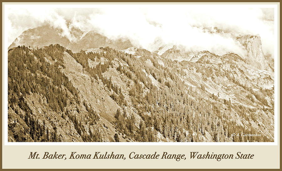 Mount Baker, Cascade Mountains, Washington State Photograph by A Macarthur Gurmankin