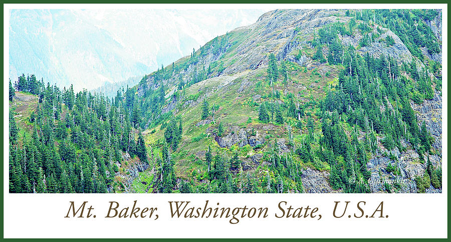 Mount Baker, Cascade Range, Washington State Photograph by A Macarthur Gurmankin