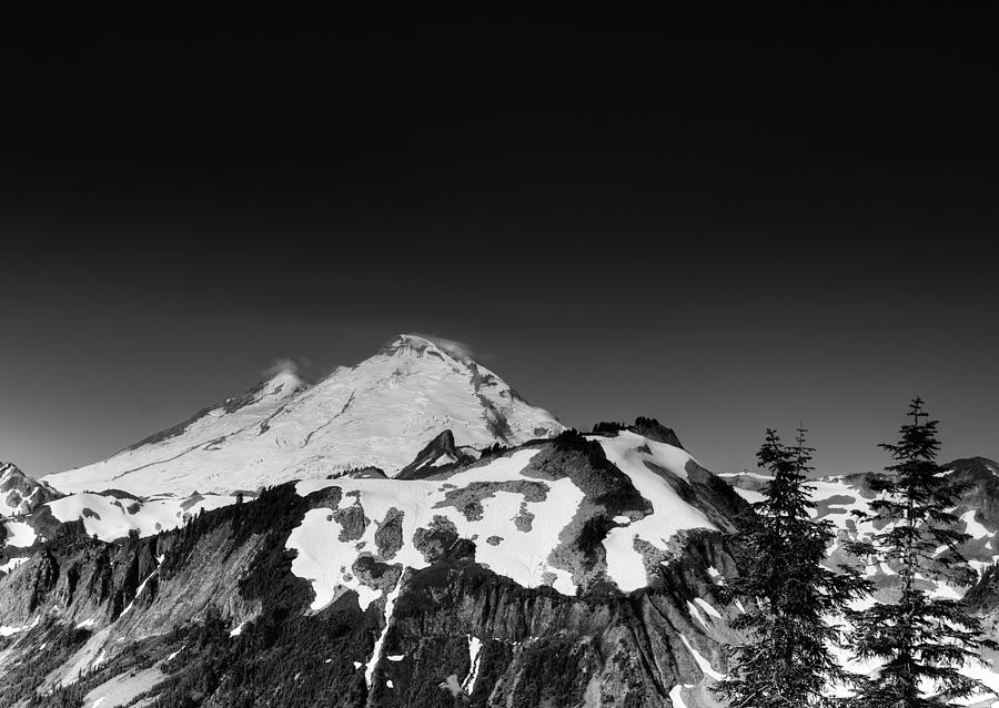 Mount Baker Photograph - Mount Baker in Washington by Brendan Reals