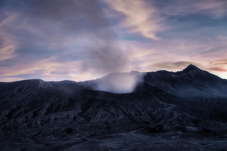 Mount Bromo after the sun - Java Photograph by Joana Kruse