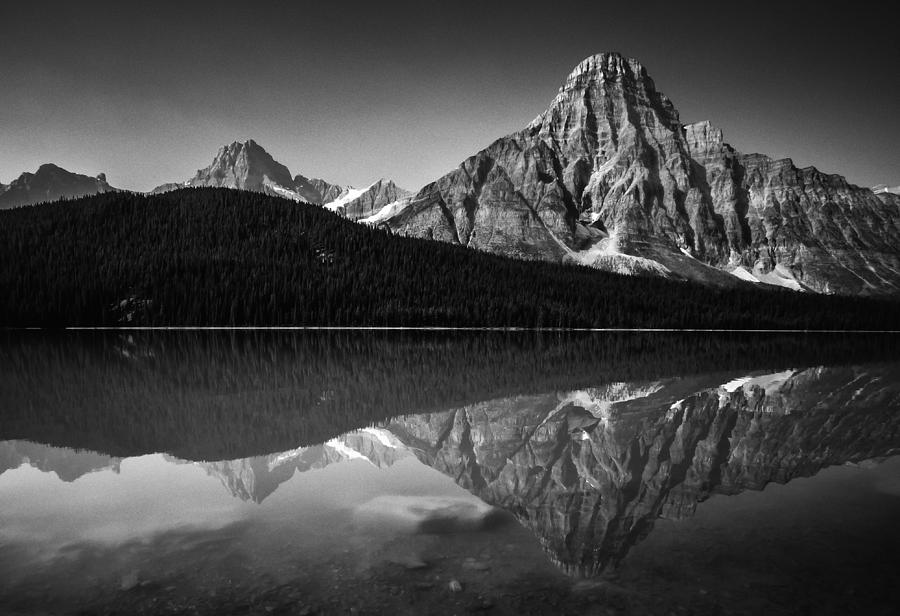Mount Chephren Reflection Photograph by Eduardo Tavares