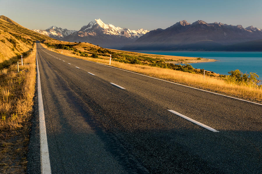 Mount Cook road Photograph by Martin Capek
