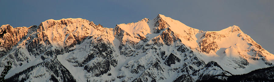 Mount Currie Pemberton at sunset Photograph by Pierre Leclerc Photography