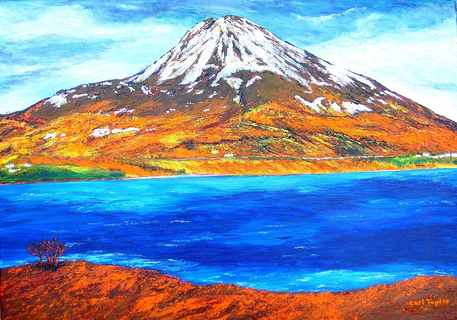 Mount Errigal Painting by Carl Taylor - Fine Art America