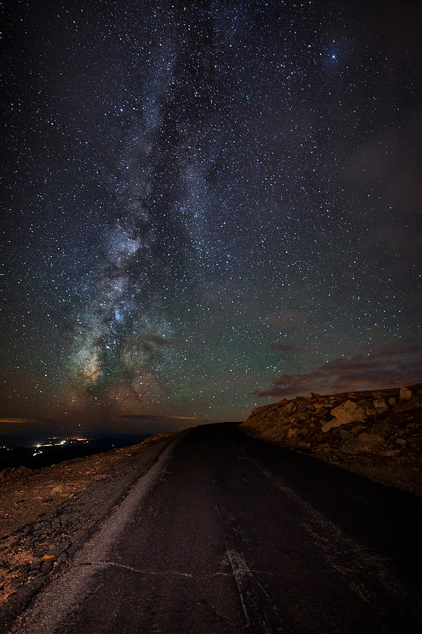 Mount Evans Road To The Milky Way Photograph