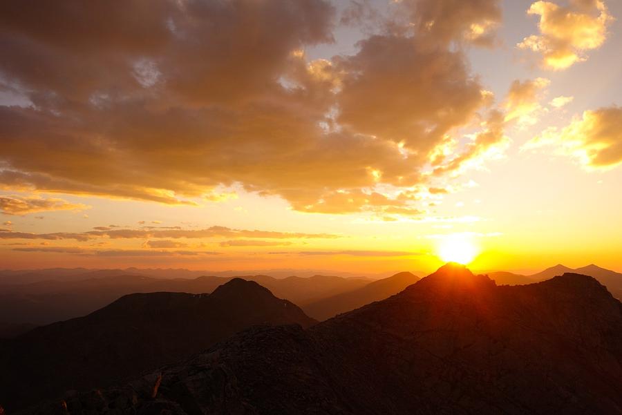 Mount Evans Sunset Photograph by Kevin Schwalbe