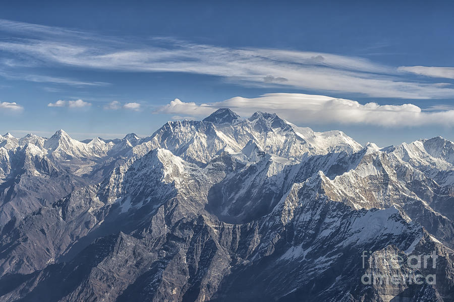 Mount Everest in Mahalangur, Nepal Photograph by Ivan Batinic