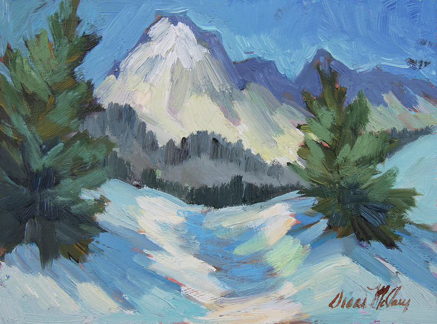 Mount Goode - Sierra Nevadas Painting by Diane McClary