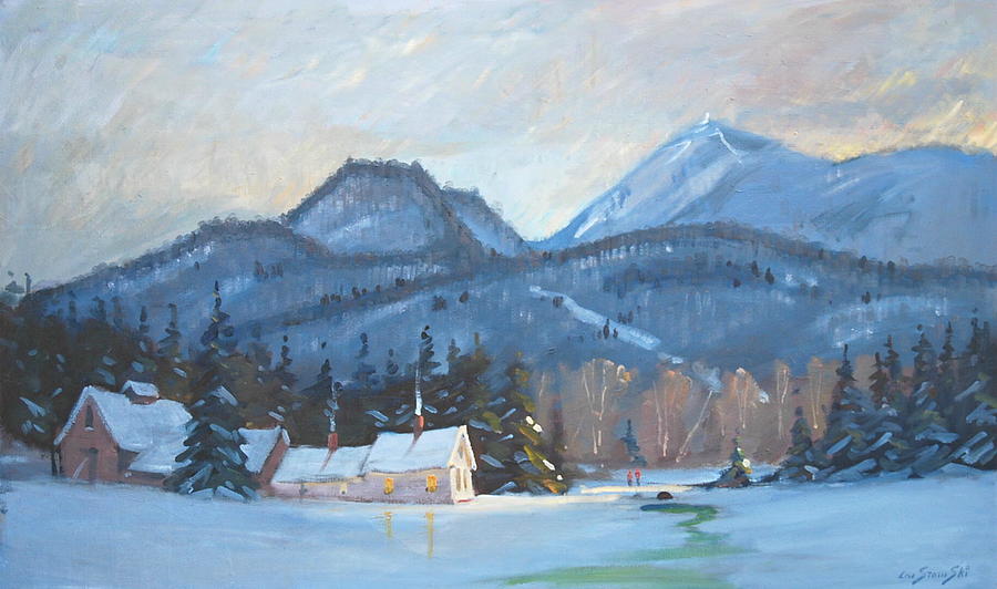 Mount Greylock Painting by Len Stomski