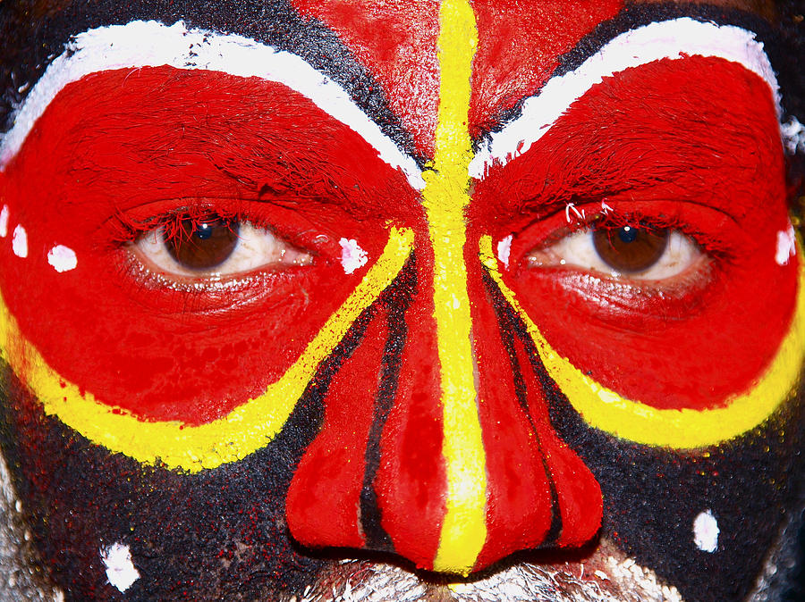 Tribal Photograph - Mount Hagen Papua New Guinea LV B 77 by Per Lidvall