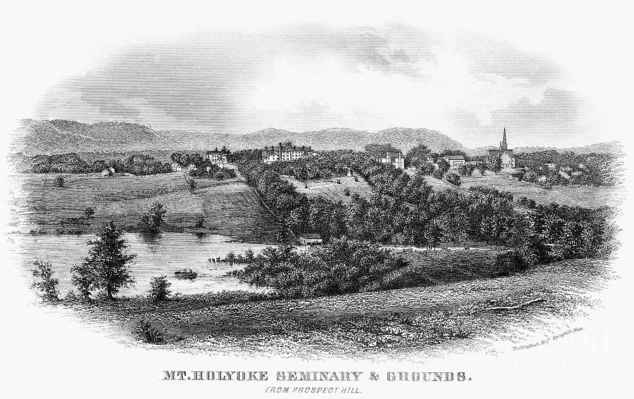 MOUNT HOLYOKE, c1850 Photograph by Granger