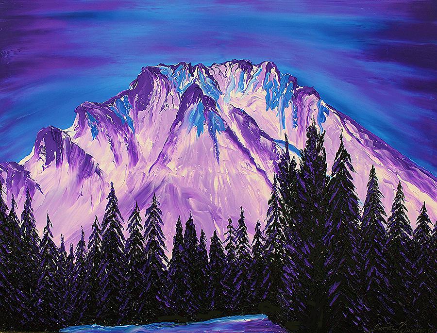 Mount Hood At Dusk #37 Painting by James Dunbar