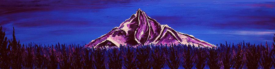 Mount Hood At Dusk #48 Painting by James Dunbar