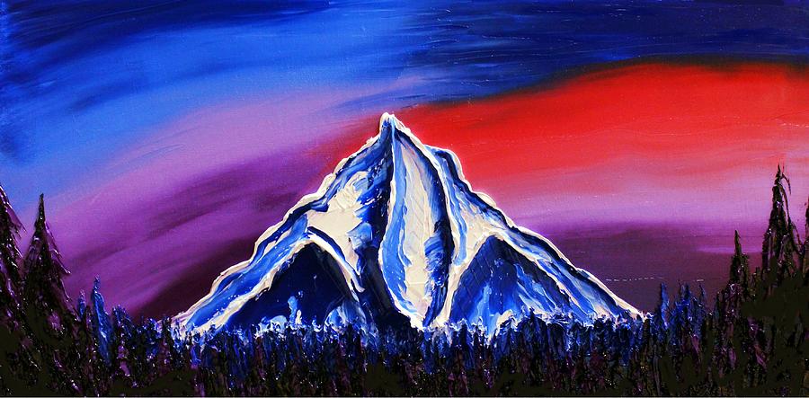 Mount Hood At Dusk #60 Painting by James Dunbar