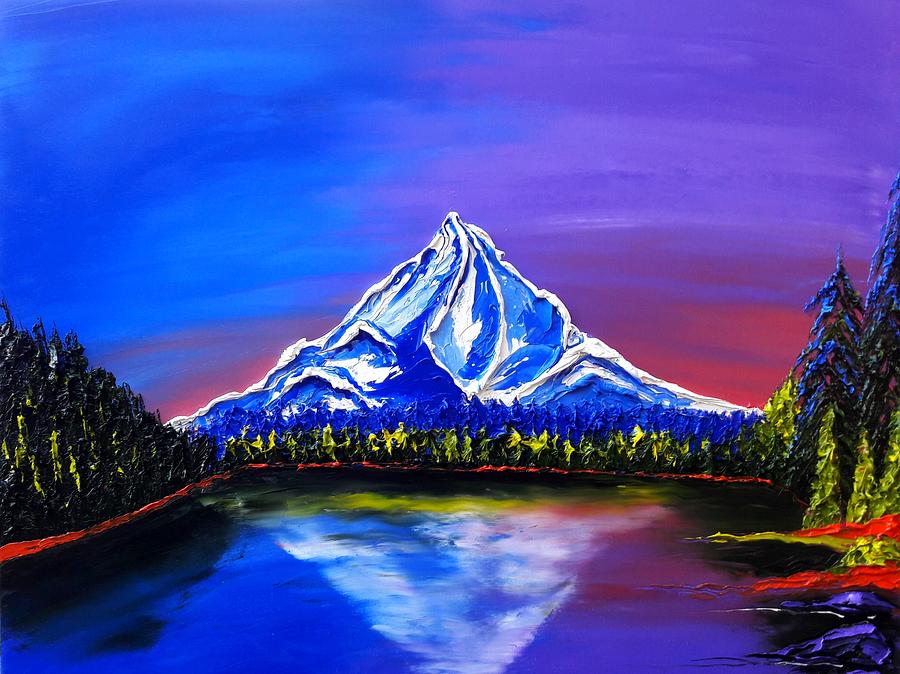 Mount Hood At Dusk #77 Painting by James Dunbar
