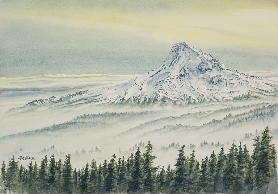 Mount Hood Evening Painting by Link Jackson