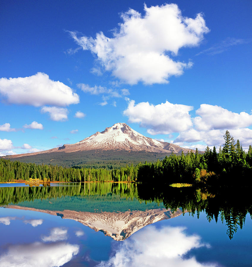 Mount Hood from Trillium Lake Photograph by Buddy Mays - Pixels