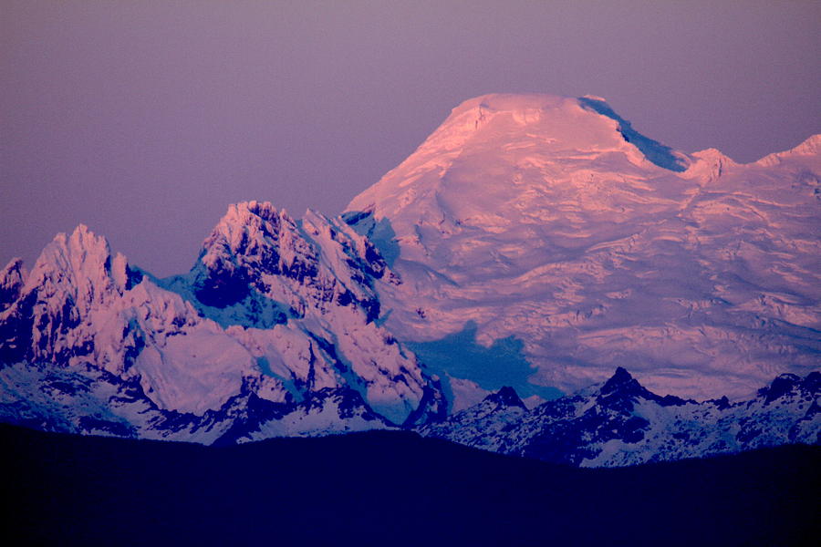 Mount Baker Last Light Photograph by Tammy Hankins