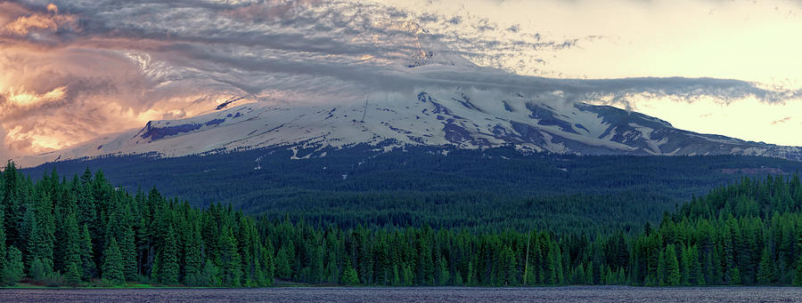 Mount Hood Sunset Photograph by Jonathan Davison