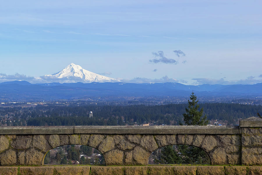 Mount Hood View from Rocky Butte Photograph by Jit Lim - Fine Art America