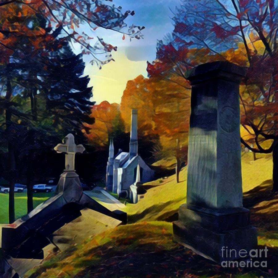 Mount Hope Cemetery Photograph by Jodie Marie Anne Richardson Traugott          aka jm-ART