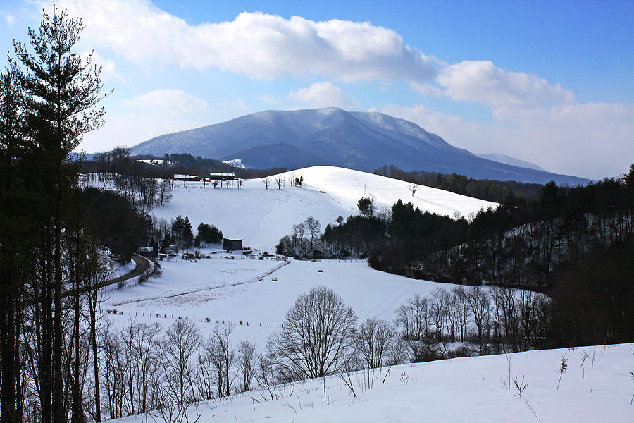 Mount Jefferson Winter Photograph by Dale R Carlson