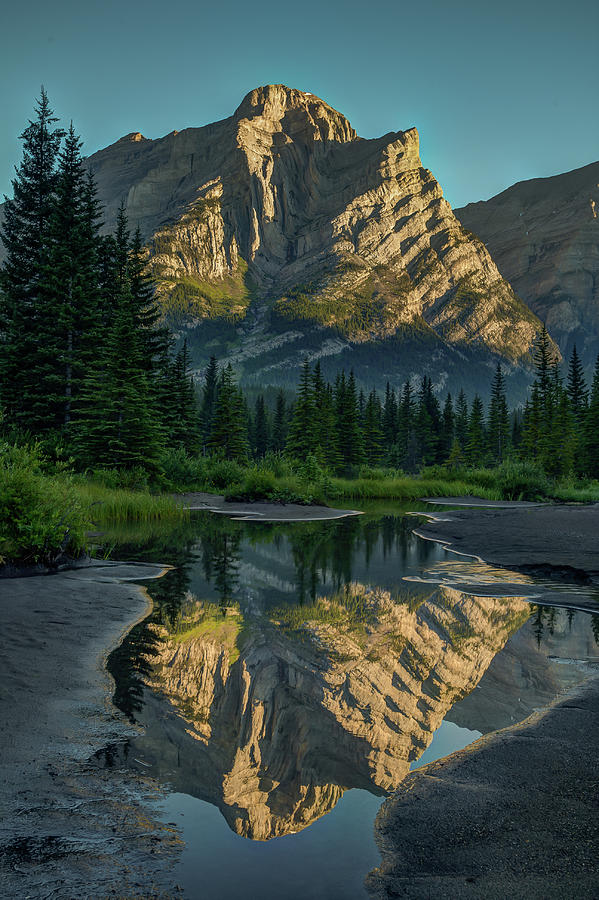 Mount Kidd Reflection by Ward Cameron Mount Kidd Reflection by Ward Cameron