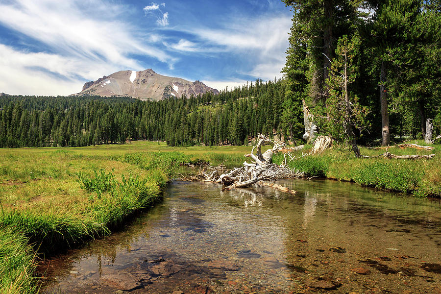 Mount Lassen And Kings Creek Photograph by James Eddy