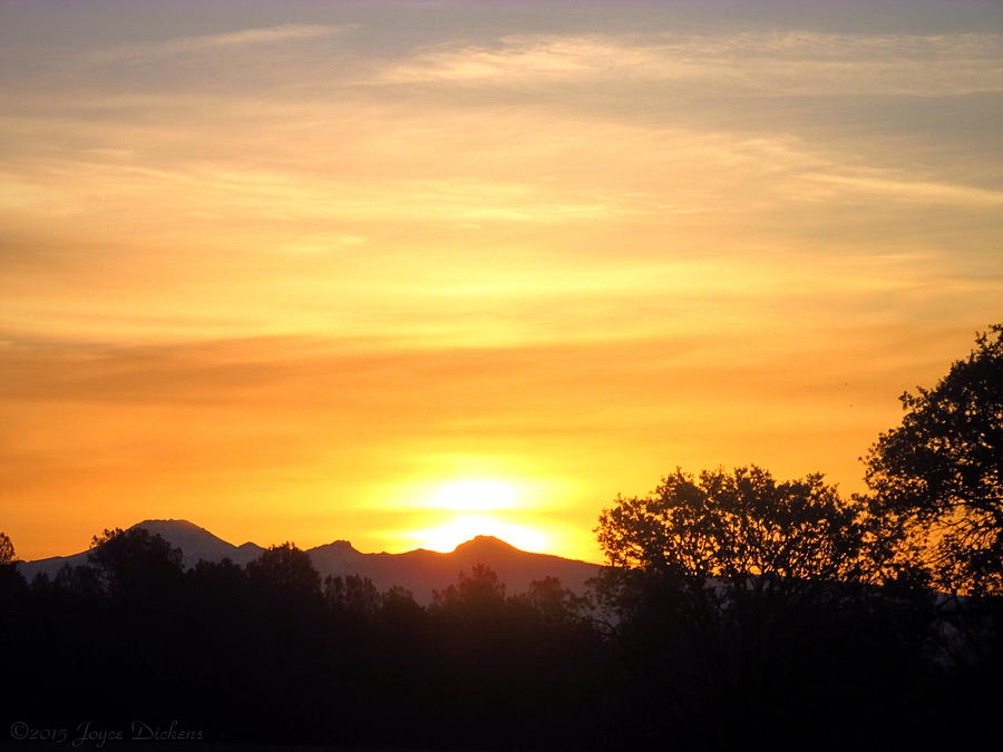 Mount Lassen Sunrise 03 23 15 Photograph by Joyce Dickens