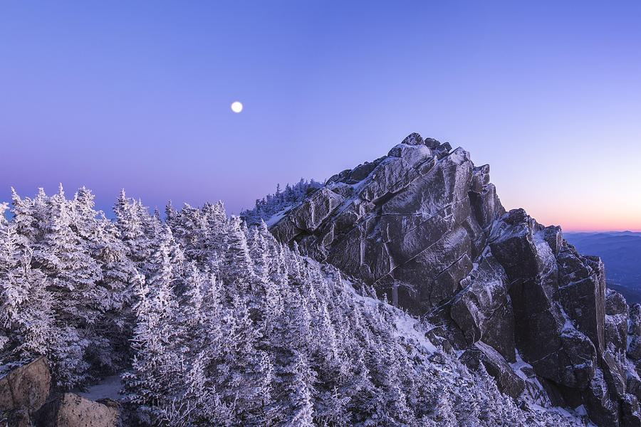 Mount Liberty Blue Hour Photograph by Chris Whiton