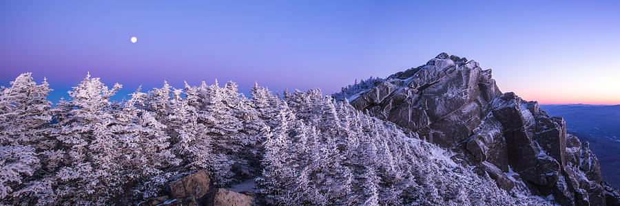 Mount Liberty Blue Hour Panorama Photograph by White Mountain Images