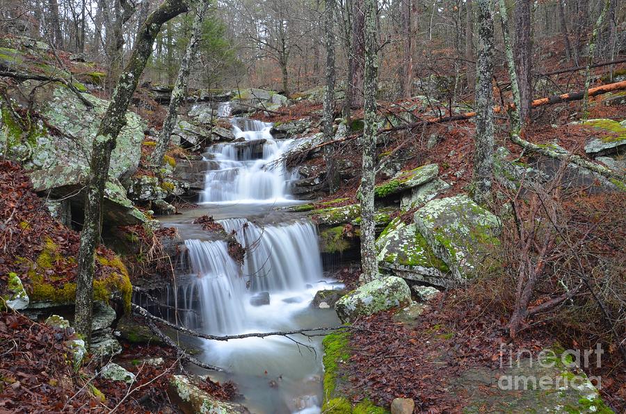 Mount Magazine Waterfall Photograph By Deanna Cagle - Fine Art America