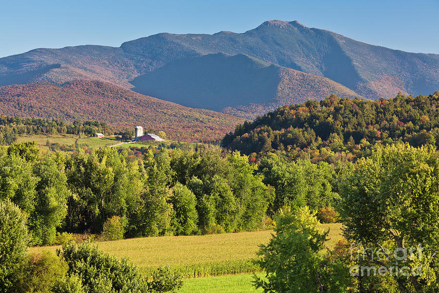 Mount Mansfield Early Autumn Photograph by Alan L Graham