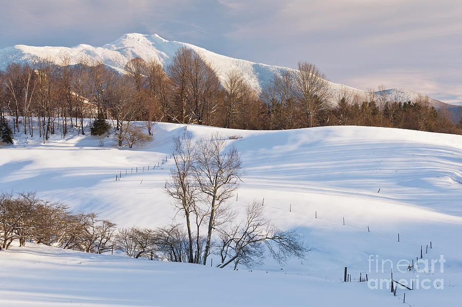 Mount Mansfield Winter Landscape  Photograph by Alan L Graham