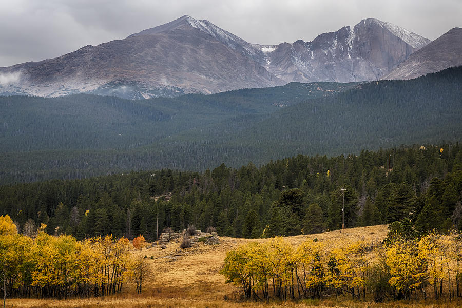Mount Meeker and Longs Peak Autumn Scenic View Photograph by James BO Insogna