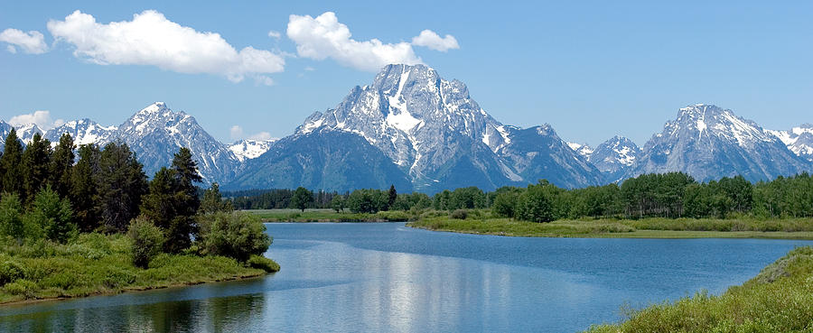 Mount Moran at Oxbow Bend Photograph by Max Waugh