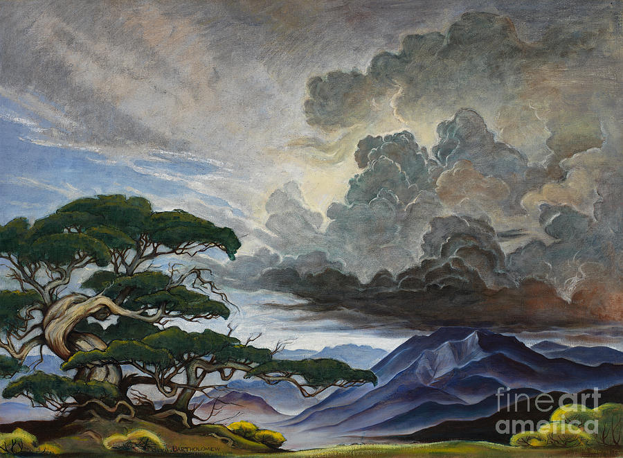 Mountain Painting - Mount Nebo by Erin Byrd Bartholomew