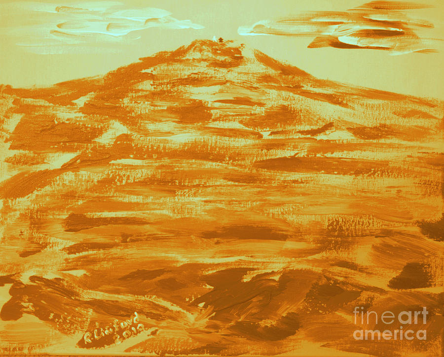 Mount of Temptation 4 Painting by Richard W Linford
