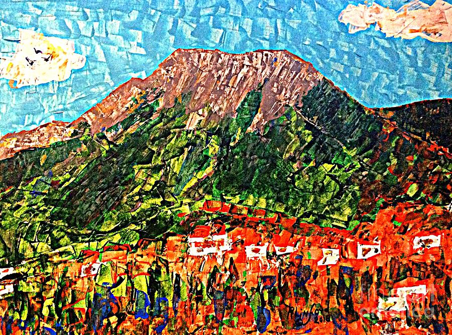 Mount Olympus Salt Lake City Utah Painting by Richard W Linford