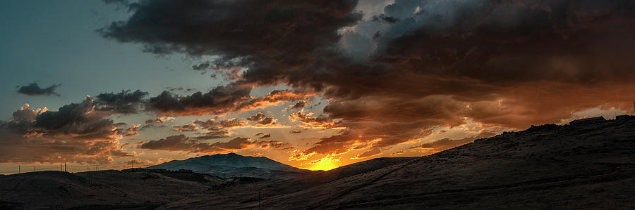 Mount Peavine Sunset Photograph by Rick Mosher