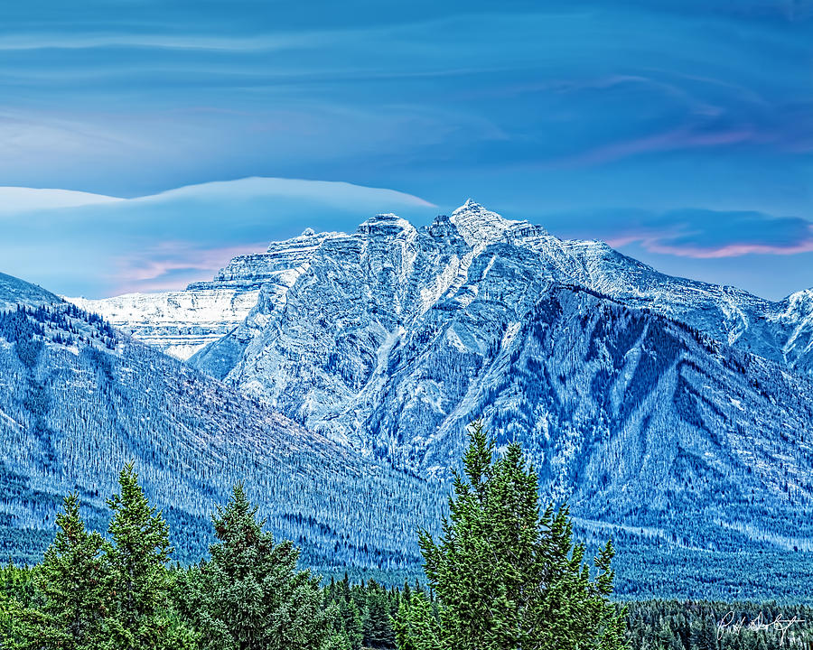 Banff National Park Photograph - Mount Peechee by Phill Doherty