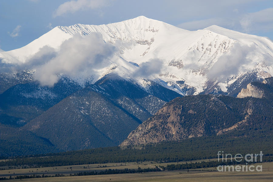 Mount Princeton in the Collegiate Peaks Wilderness Photograph by Steven Krull