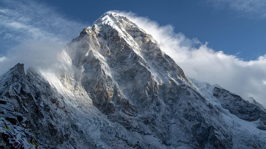 Mount Pumori at sunrise in Nepal Photograph by Alberto Dahl - Fine Art ...